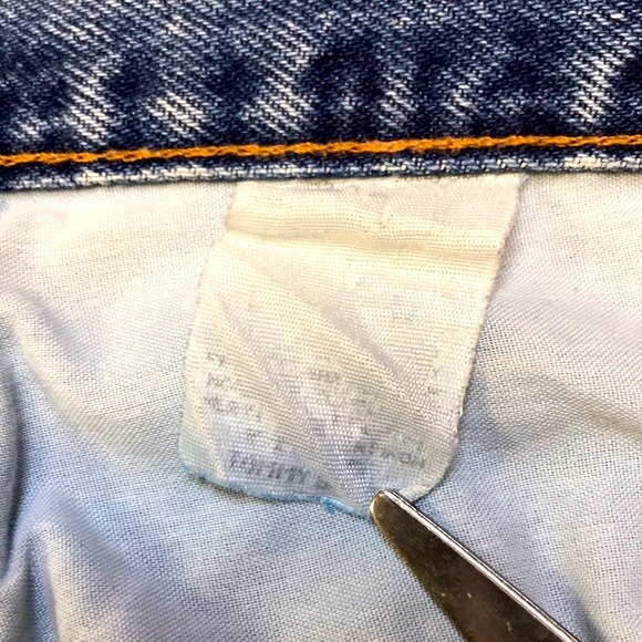 Vintage 90s Tommy Jeans Men’s Straight Denim Shorts / Size 36 - Picture 11 of 11